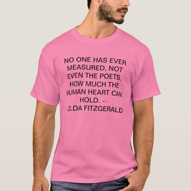 T-shirt personne n'a mesuré (Devant)