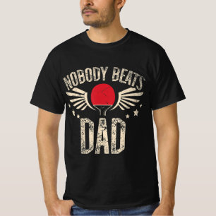 T-shirt Personne ne bat papa pour un Ping Pong Player Tabl