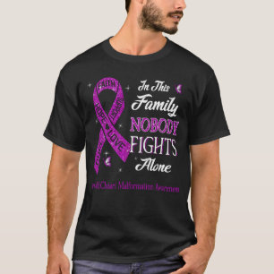 T-shirt Personne ne combat seul Arnold Chiari Malformation