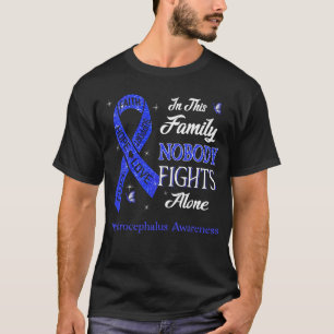 T-shirt Personne ne combat seul la sensibilisation à l'hyd