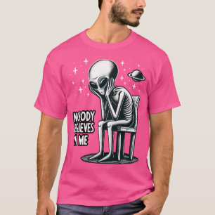 T-shirt Personne Ne Croit En Moi Drôle Et Alien Ufo