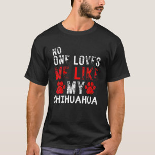 T-shirt Personne Ne M'Aime Comme Mon Amoureux des chiens C