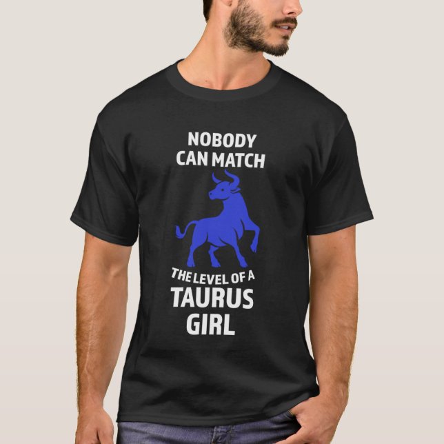 T-shirt personne ne peut égaler le niveau d'une fille taur (Devant)