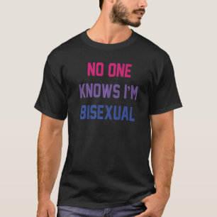 T-shirt Personne ne sait que je suis Bisexual Lgbt Pride L