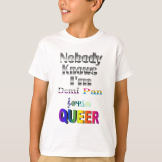 T-shirt Personne ne sait que je suis Demi Pan SM Sapio QUE