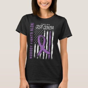 T-shirt Personne ne se bat seul Grande sensibilisation du 