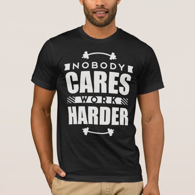 T-shirt Personne ne s'inquiète la citation de motivation (Devant)