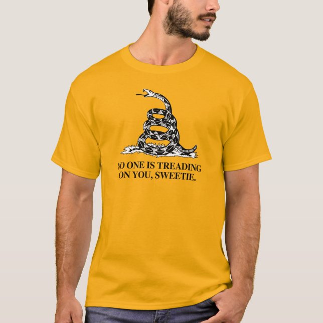 T-shirt Personne ne vous traîne, ma chérie (Devant)