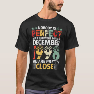 T-shirt Personne N'Est Parfait Si Vous Êtes Né En Décembre