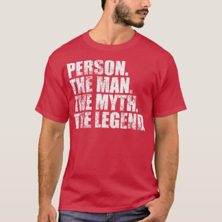 T-shirt Personne Nom de famille Personne nom de famille Pe