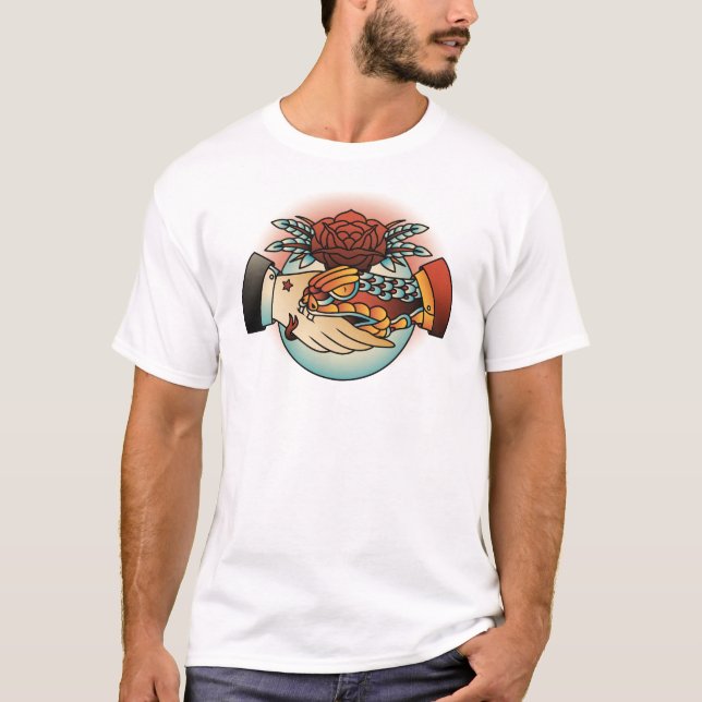 T-shirt Personne, T-shirt tatouage traditionnel (Devant)