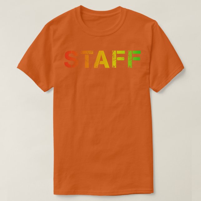 T-shirt PERSONNEL coloré (Design devant)
