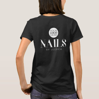 T-shirt Personnel de l'entreprise élégant Nom Logo Ongleri