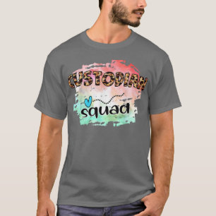 T-shirt Personnel de nettoyage de l'école de l'escouade ga