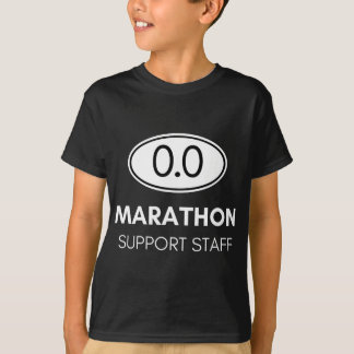 T-shirt Personnel de soutien du marathon pour le spectateu