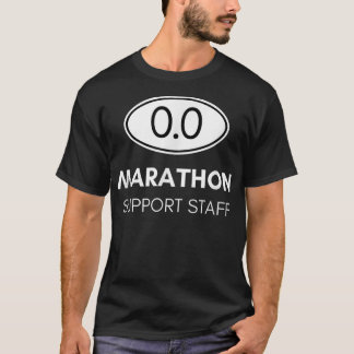 T-shirt Personnel de soutien du marathon pour le spectateu