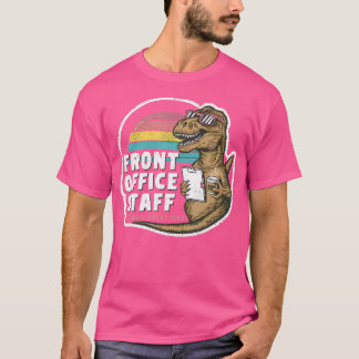 T-shirt Personnel du bureau avant de l'école Toute la jour