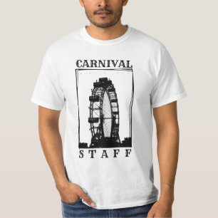 T-shirt Personnel du carnaval - Festival rétro et travaill