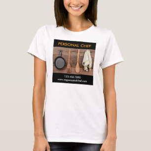 T-shirt personnel élégant de chef