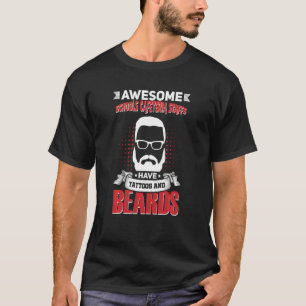 T-shirt Personnels de cafétéria d'écoles géniales Tatouage
