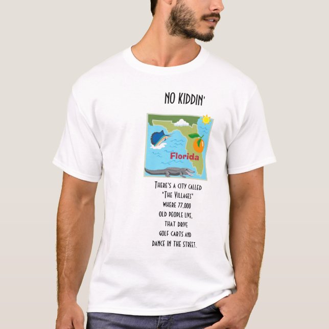 T-shirt Personnes âgées de la Floride (Devant)