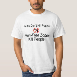 T-shirt Personnes de mise à mort de zones franches d'arme
