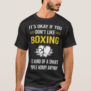 T-shirt Personnes intelligentes de boxe
