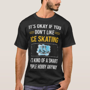 T-shirt Personnes intelligentes Patinage sur glace Patinag