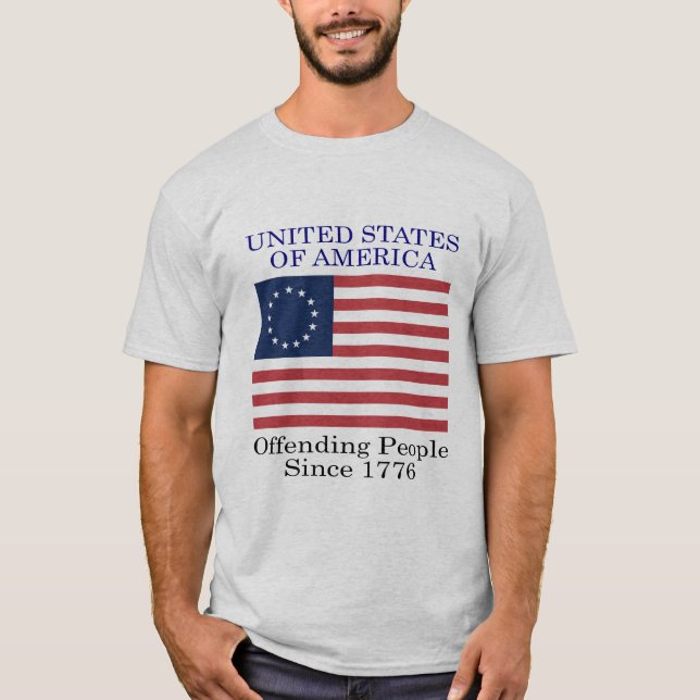 T-shirt Personnes offensantes depuis 1776 (Devant)