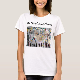 T-shirt Personnes ombres, visage, art abstrait