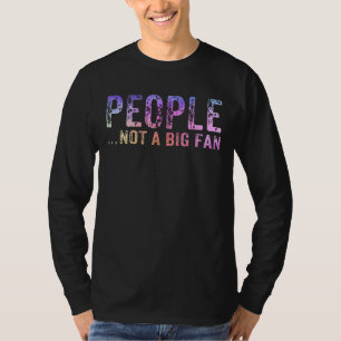 T-shirt Personnes Pas Un Gros Ventilateur Amusant Introver