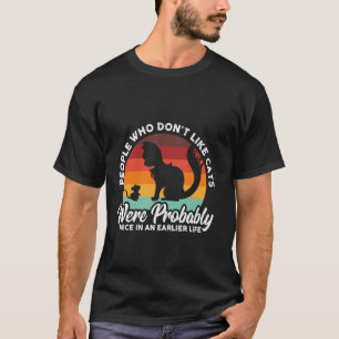 T-shirt Personnes qui n'aiment pas les chats