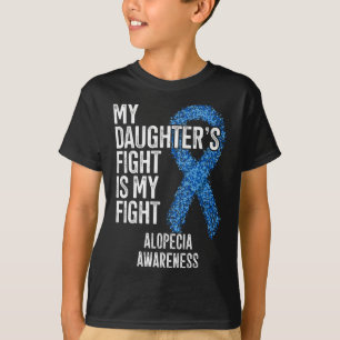 T-shirt Perte de cheveux Mon combat de fille est mon comba