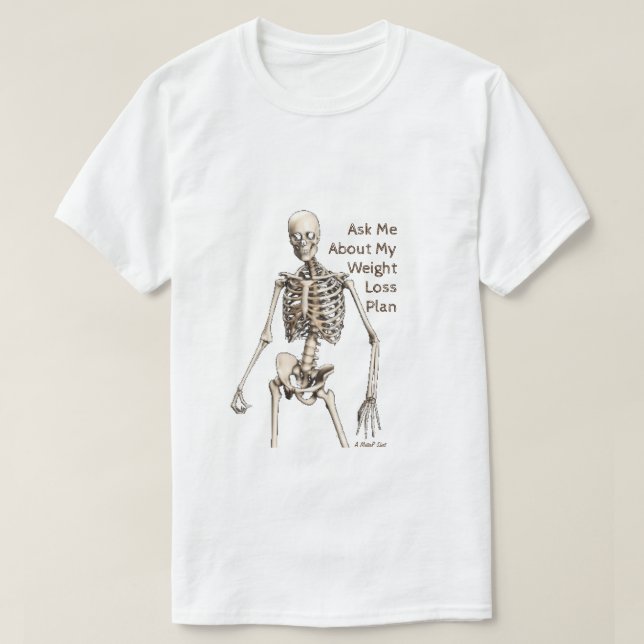 T-shirt Perte de poids - Une chemise MisterP (Design devant)