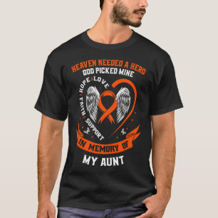 T-shirt Perte en mémoire de ma tante Mémoire de sensibilis