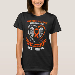 T-shirt Perte En Mémoire De Mon Meilleur Ami Leucémie Laur