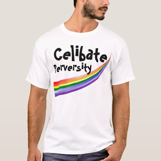 T-shirt Perversité du célibat (Devant)