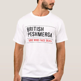 T-SHIRT PESHMERGA BRITANNIQUE
