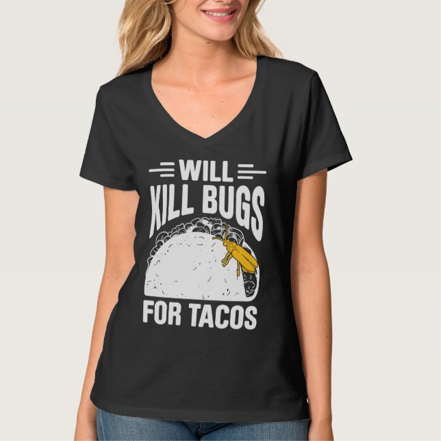 T-shirt Pest Control For Exterminator Pest Control Technic (Devant)