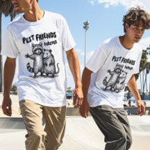 Pest Friends Forever Black Print