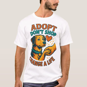 T-Shirt Pet Adopt Love Tee
