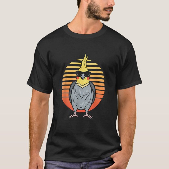 T-shirt Pet Bird Parrot Cockatiel (Devant)