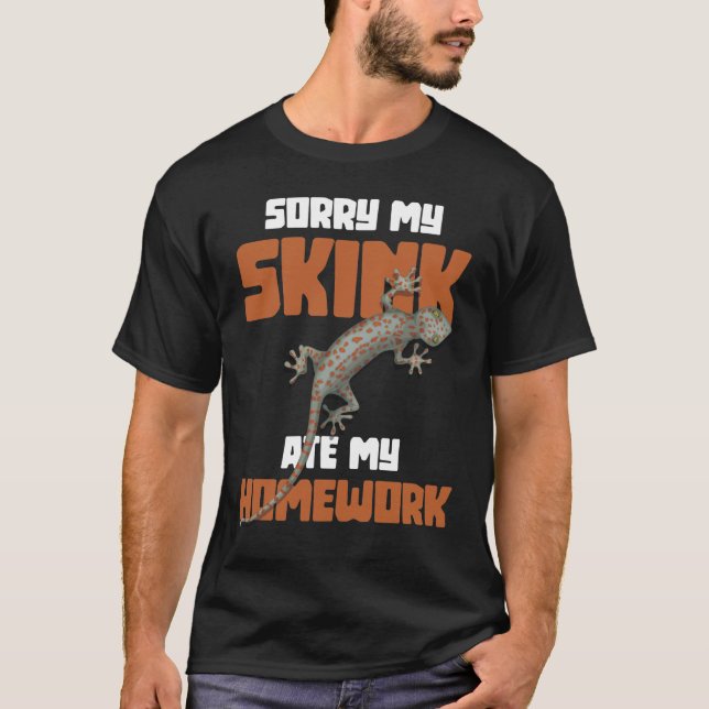T-shirt Pet Blue Tongued Skink Lizard Lover Youth Boy Girl (Devant)