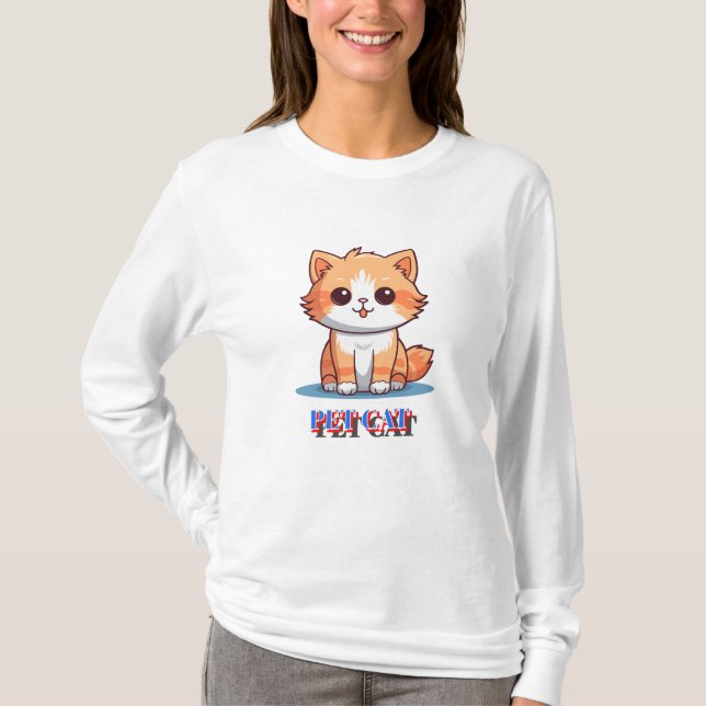 T-shirt Pet Cat (Devant)