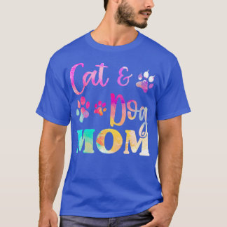 T-shirt Pet Chat Chien Maman Pour Femmes, Fête Des Mères