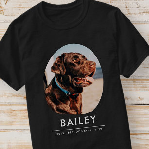 T-shirt Pet Memorial souvenir moderne photo personnalisée