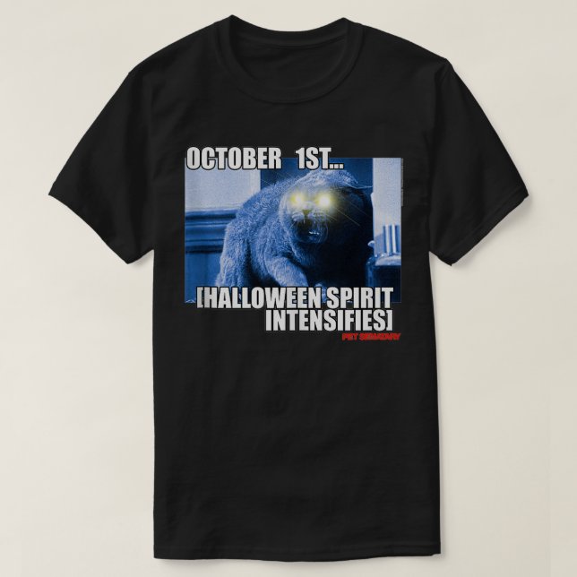 T-shirt Pet Sematary Halloween Spirit Intensifie (Design devant)
