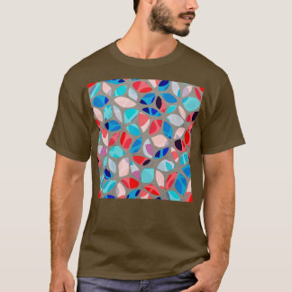 T-shirt Pétales de fleurs Motif coloré