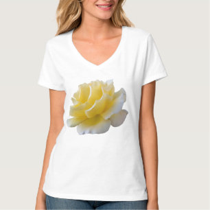 T-shirt Pétales de rose jaune