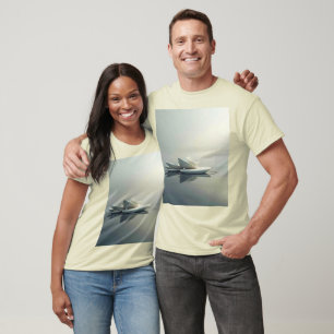 T-shirt Pétales flottants en pierre